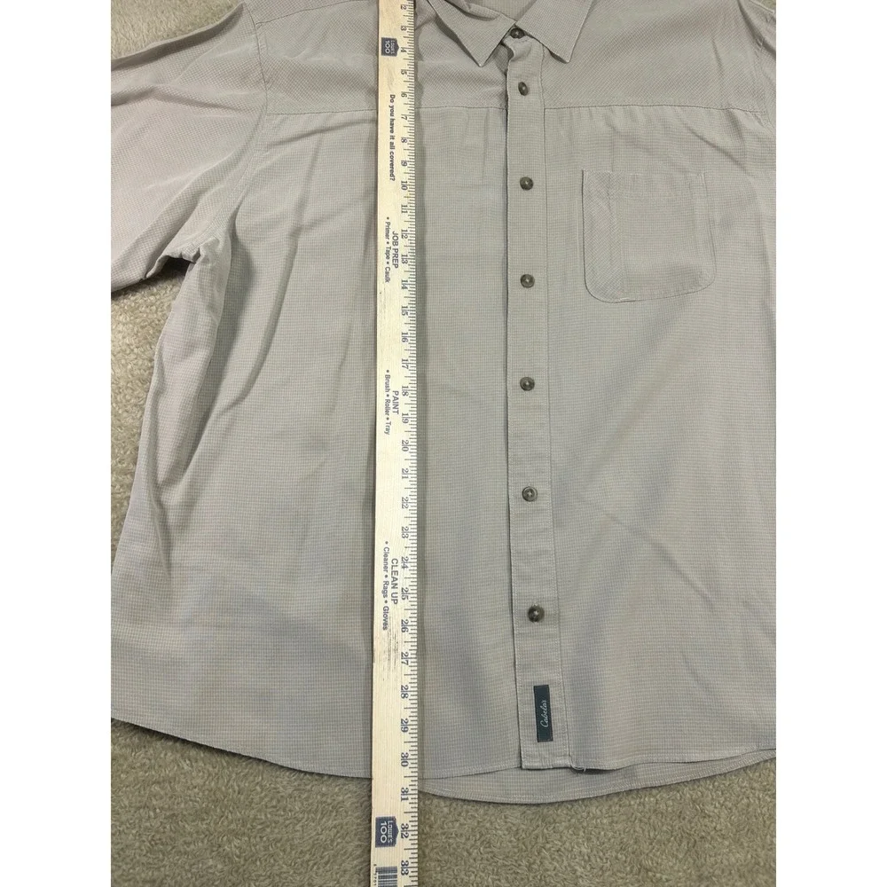Cabelas Lot of 2 Mens 2XL Reg Plaid Short Sleeve Button‎ Up Shirt Casual Outdoor - Picture 3 of 12
